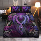 Dragon Heart Love Rose Bedding Cover For Fantasy Bedroom Decor