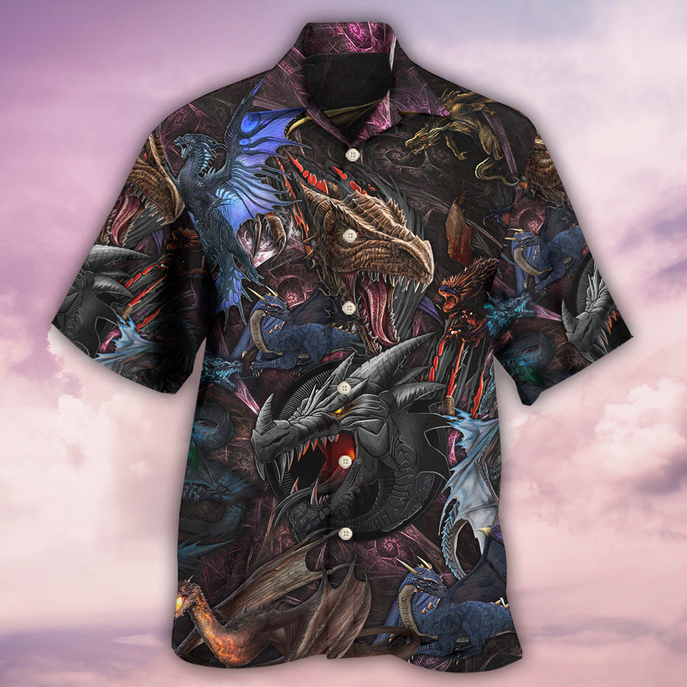 Fantasy Dragons Mystic World - Hawaiian Shirt