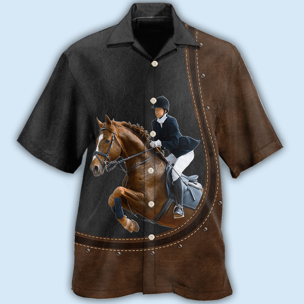 Dressage Horse Lover Style – Hawaiian Shirt