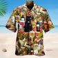 Drinking Wine Feeling Fine Cats Edition – Hawaiian Shirt