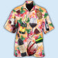 Drinking Wine Colorful Style – Hawaiian Shirt