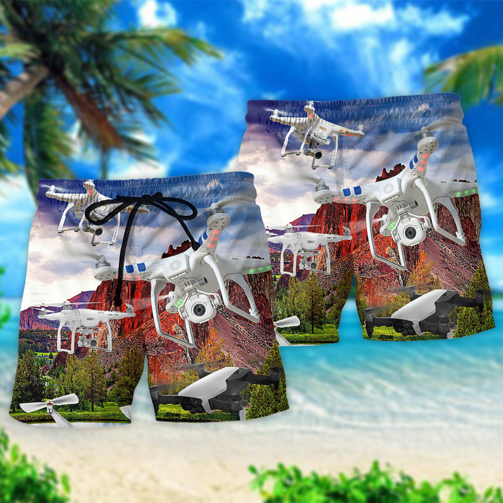 Drone Pilot Flying Is What I Do – Beach Short