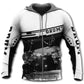 Drum Music Black White Style - 3D Hoodie