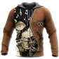 Drum Brown Love Music Style - 3D Hoodie