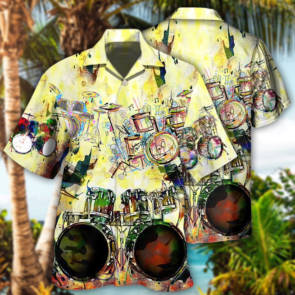 Drum Colorful Music Style – Hawaiian Shirt