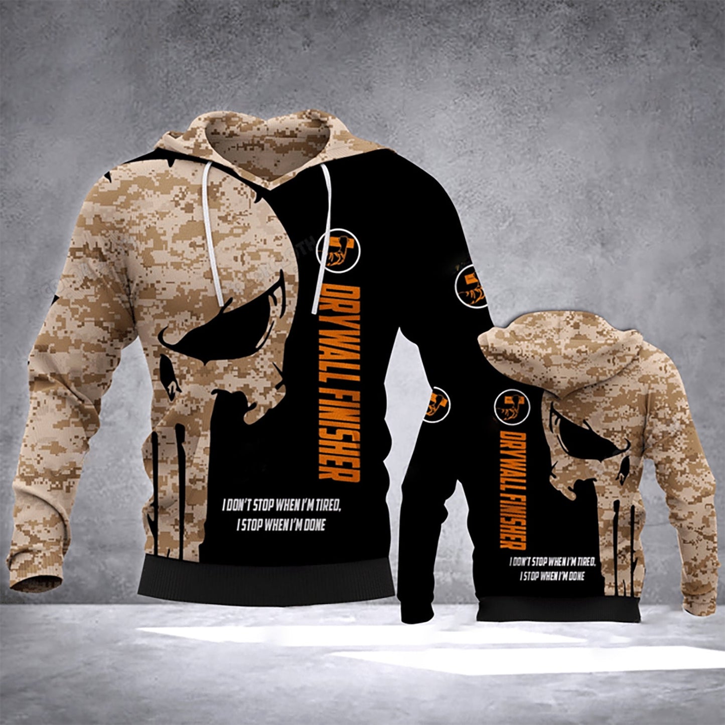 Drywall Finisher Art – 3D Hoodie