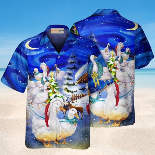 Duck Christmas Light Style 1 – Hawaiian Shirt