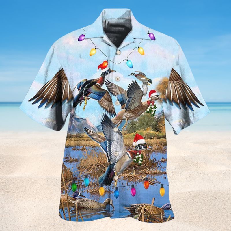 Duck Christmas Light Style 2 – Hawaiian Shirt