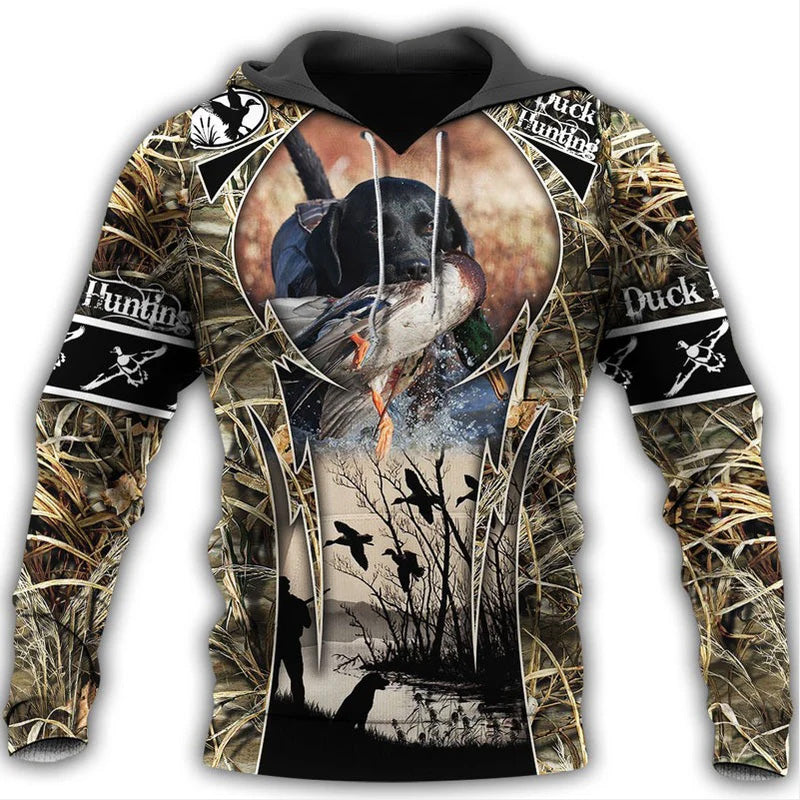 Duck Hunting Amazing Art – 3D Hoodie