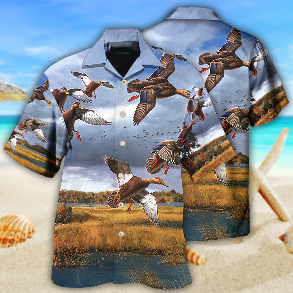 Duck Hunting Classic Outdoor Style – Hawaiian Shirt