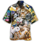 Ducks And Cats Cute Animal - Hawaiian Shirt