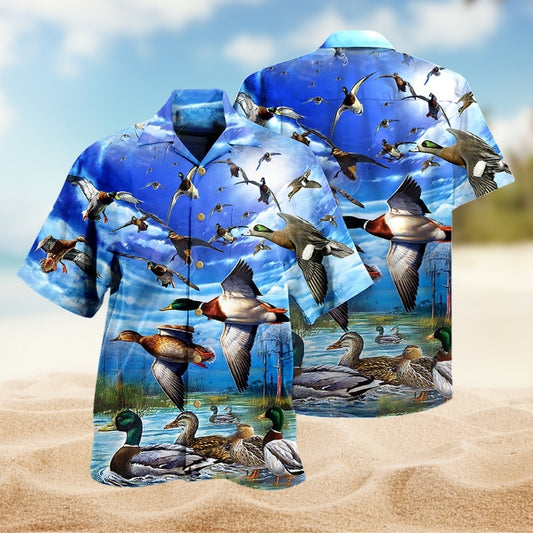 Ducks Keep Your Freedom Wild Limited Edition – Hawaiian Shirt