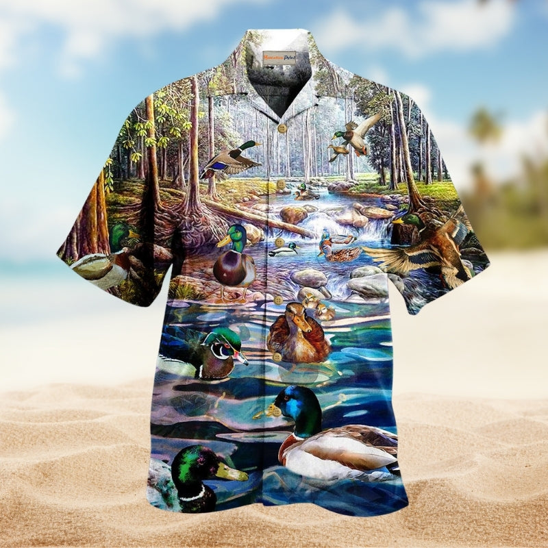 Ducks Love Lake And Fly Limited Edition – Hawaiian Shirt