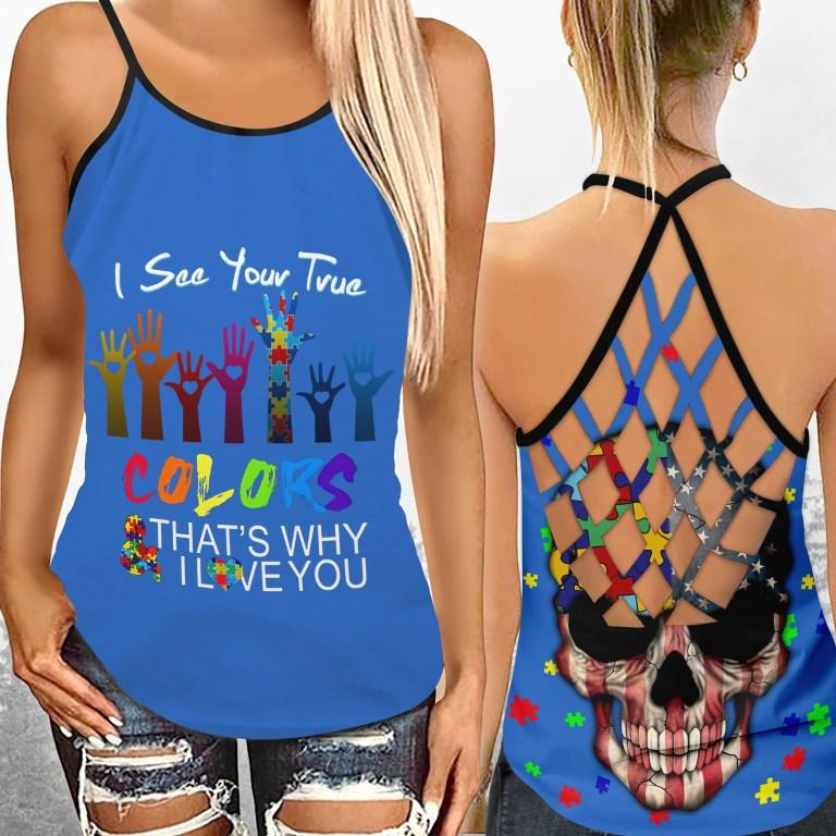 Autism I See Your True Self – Hollow Tank Top