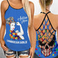 Autism Mom Unbreakable Love – Hollow Tank Top