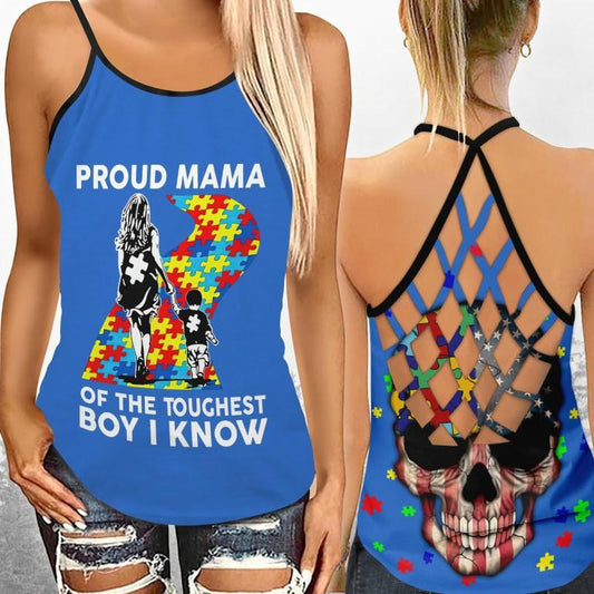 Autism Proud Mama – Hollow Tank Top