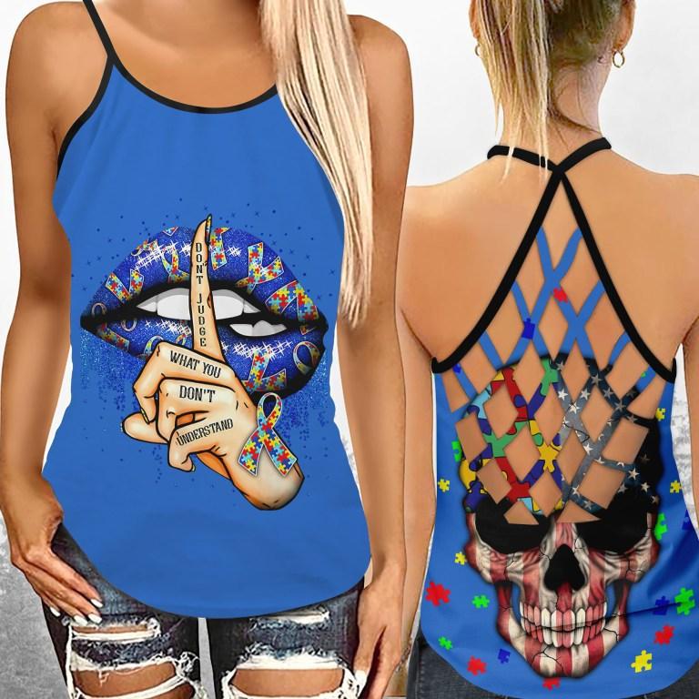 Autism Do Not Judge Understanding – Hollow Tank Top