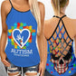 Autism Heart Hands Awareness – Hollow Tank Top