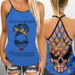 Autism Mom Strong And Proud – Hollow Tank Top