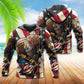 American Eagle Flag Freedom - 3D Hoodie