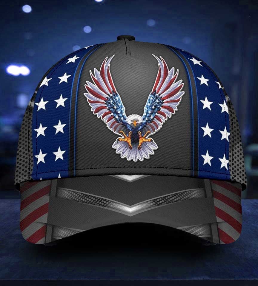 Eagle American Flag Freedom Style – Classic Cap