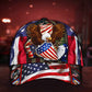Eagle American Flag Patriotic Style – Classic Cap