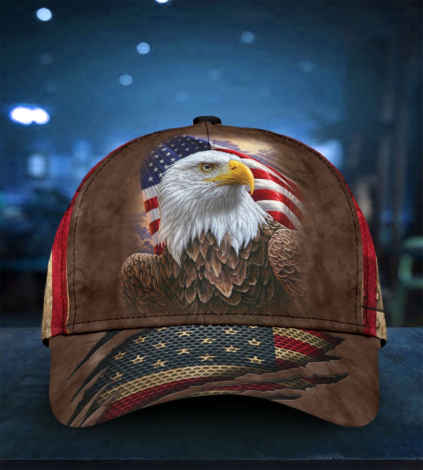 Eagle Independence Strong Proud - Classic Cap - CAPC02NGA111221-Owls Matrix