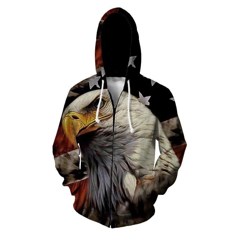 Eagle America Victory Art – 3D Hoodie
