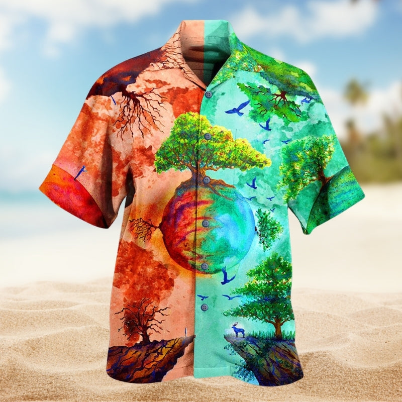 Earth Love Peace Life Forever Limited Edition – Hawaiian Shirt