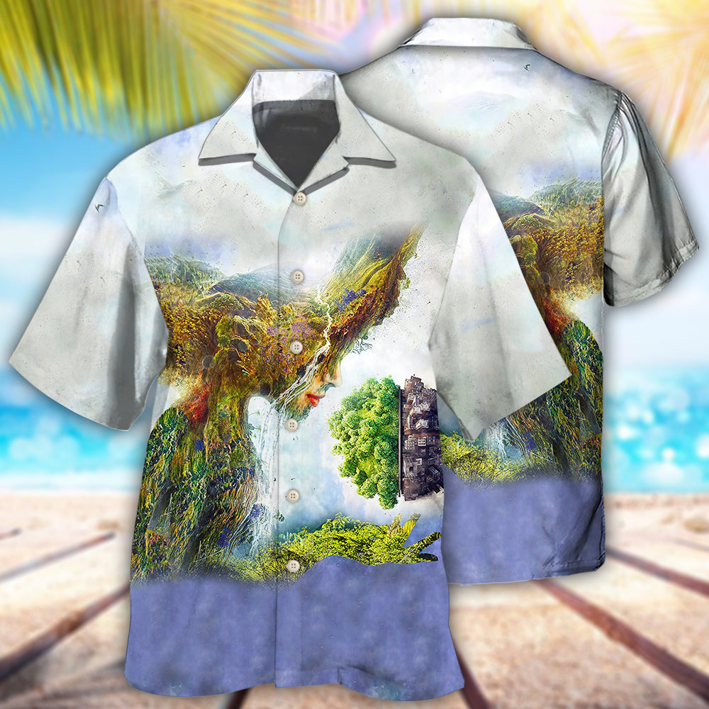 Earth Day Grow Together Style – Hawaiian Shirt