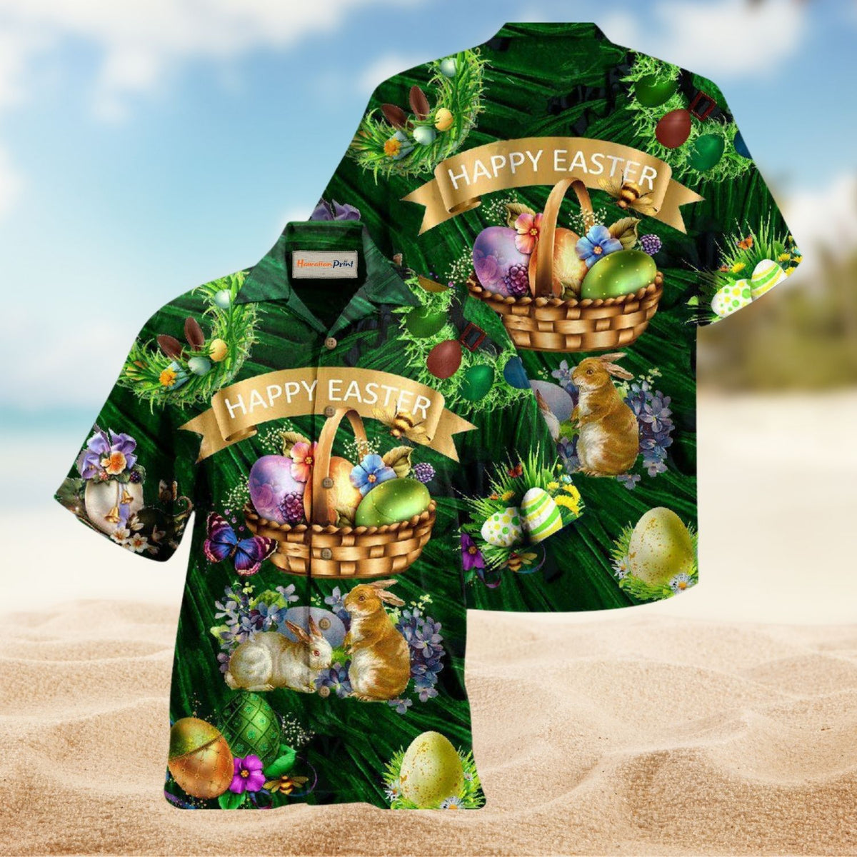 Easter Bunny Funny Day Edition – Hawaiian Shirt