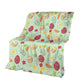Colorful Easter Egg Pattern 50 x 60 Inch Flannel Blanket For Cozy Bedroom And Sofa Decor