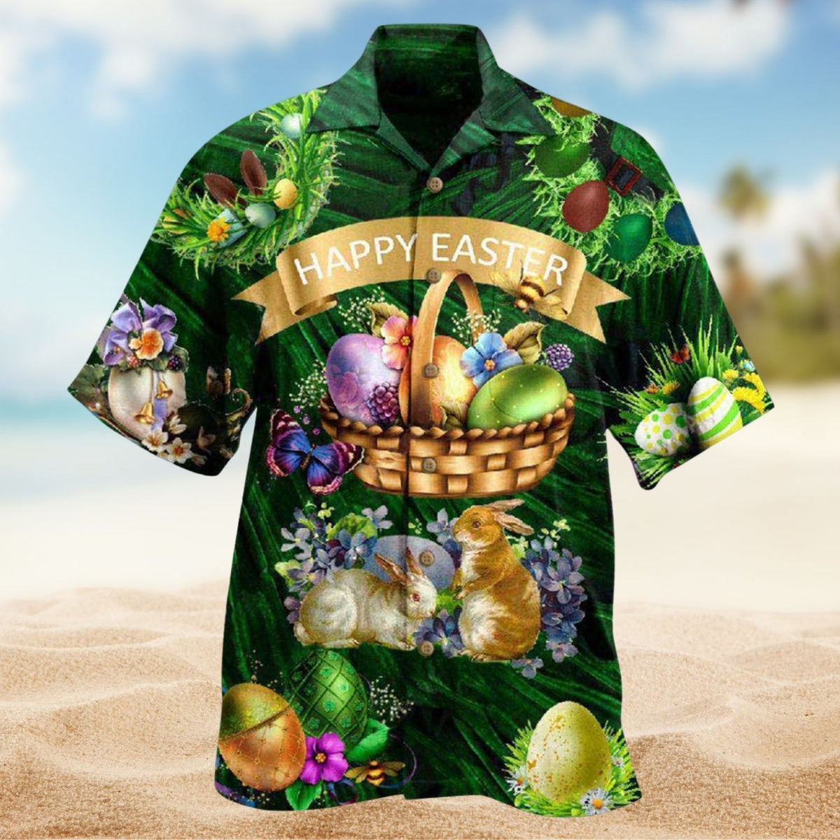 Easter Bunny Funny Day Edition – Hawaiian Shirt