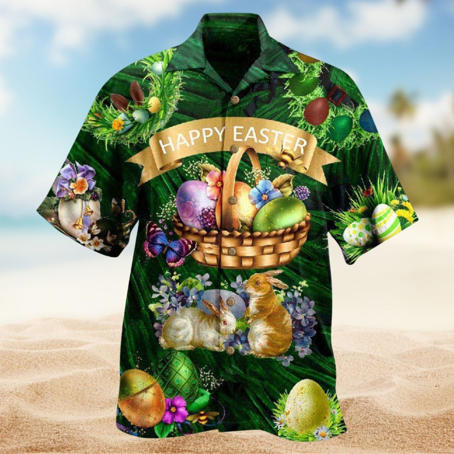 Easter Bunny Funny Day Edition – Hawaiian Shirt