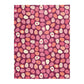 Colorful Easter Egg Pattern 50 x 60 Inch Flannel Blanket For Cozy Bedroom And Sofa Decor