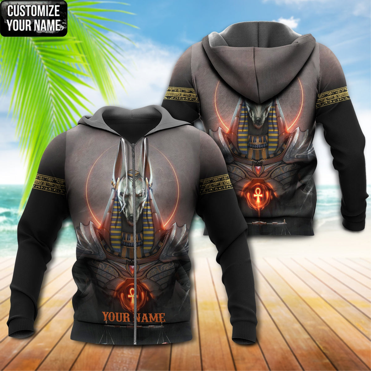Anubis Egypt Personalized Style - 3D Hoodie