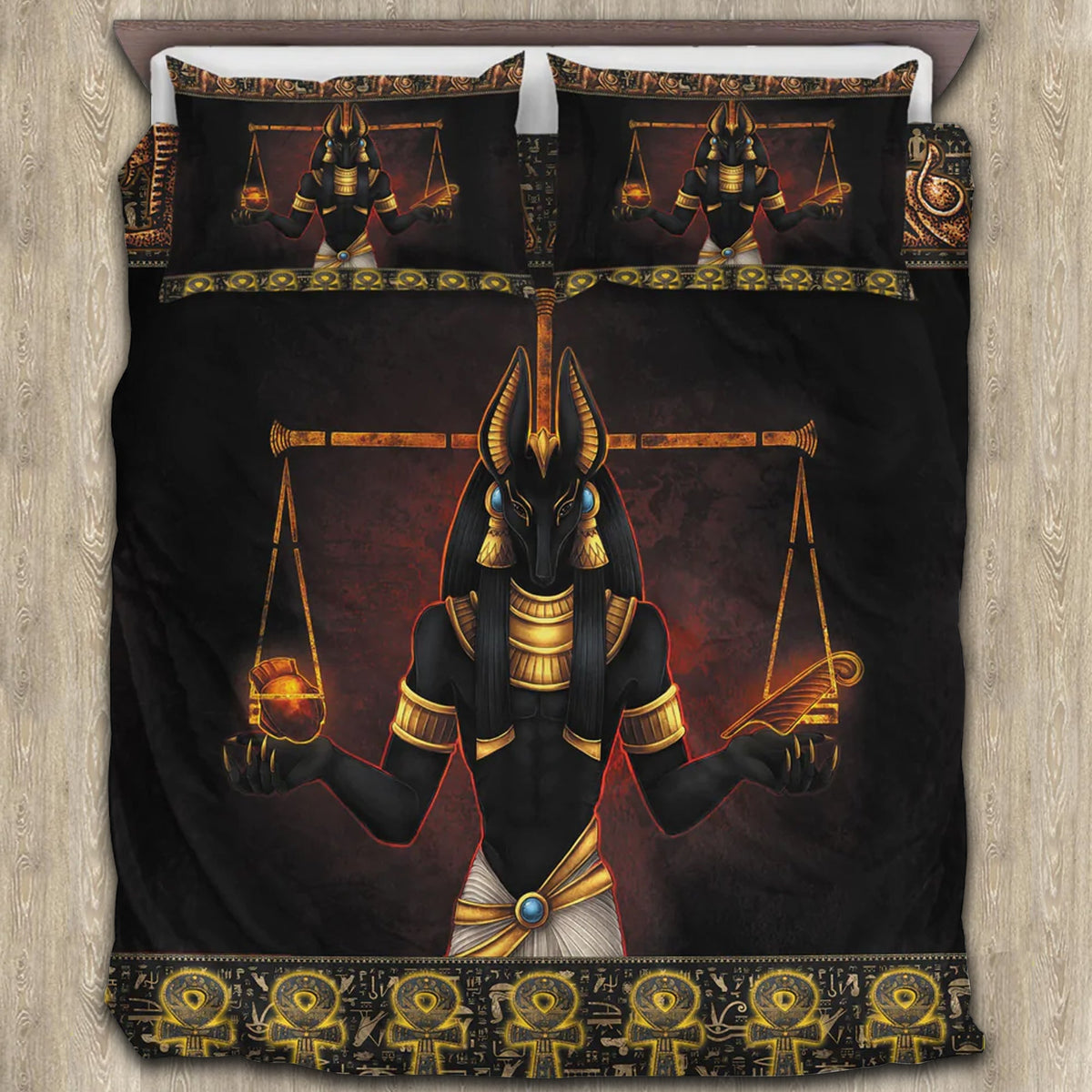 Ancient Egypt Legend Bedding Cover For Cozy Bedroom Decor