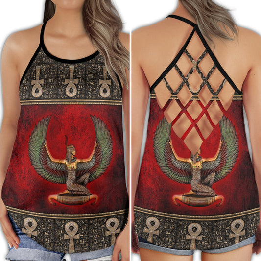 Egypt Legendary Red Vibes - Hollow Tank Top