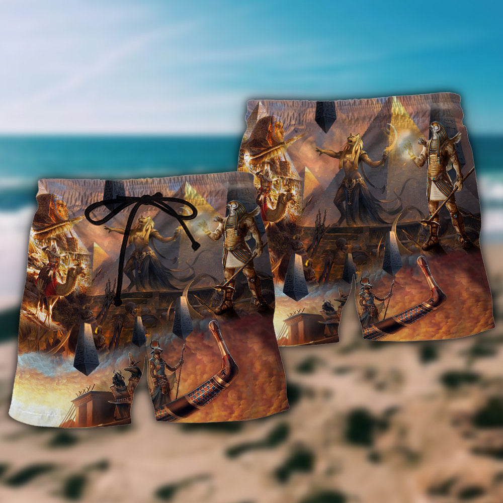Ancient Egypt Spiritual Art – Beach Short