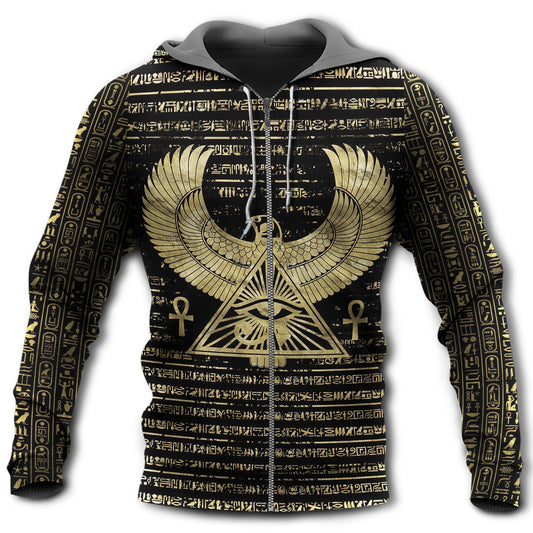 Eye Of Horus Egyptian Symbols - 3D Hoodie