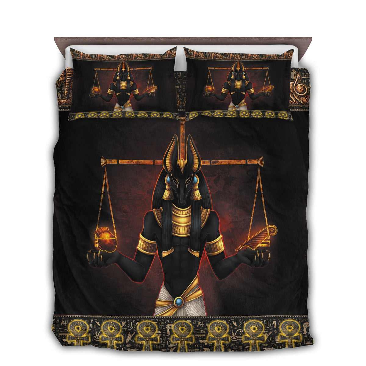 Ancient Egypt Legend Bedding Cover For Cozy Bedroom Decor