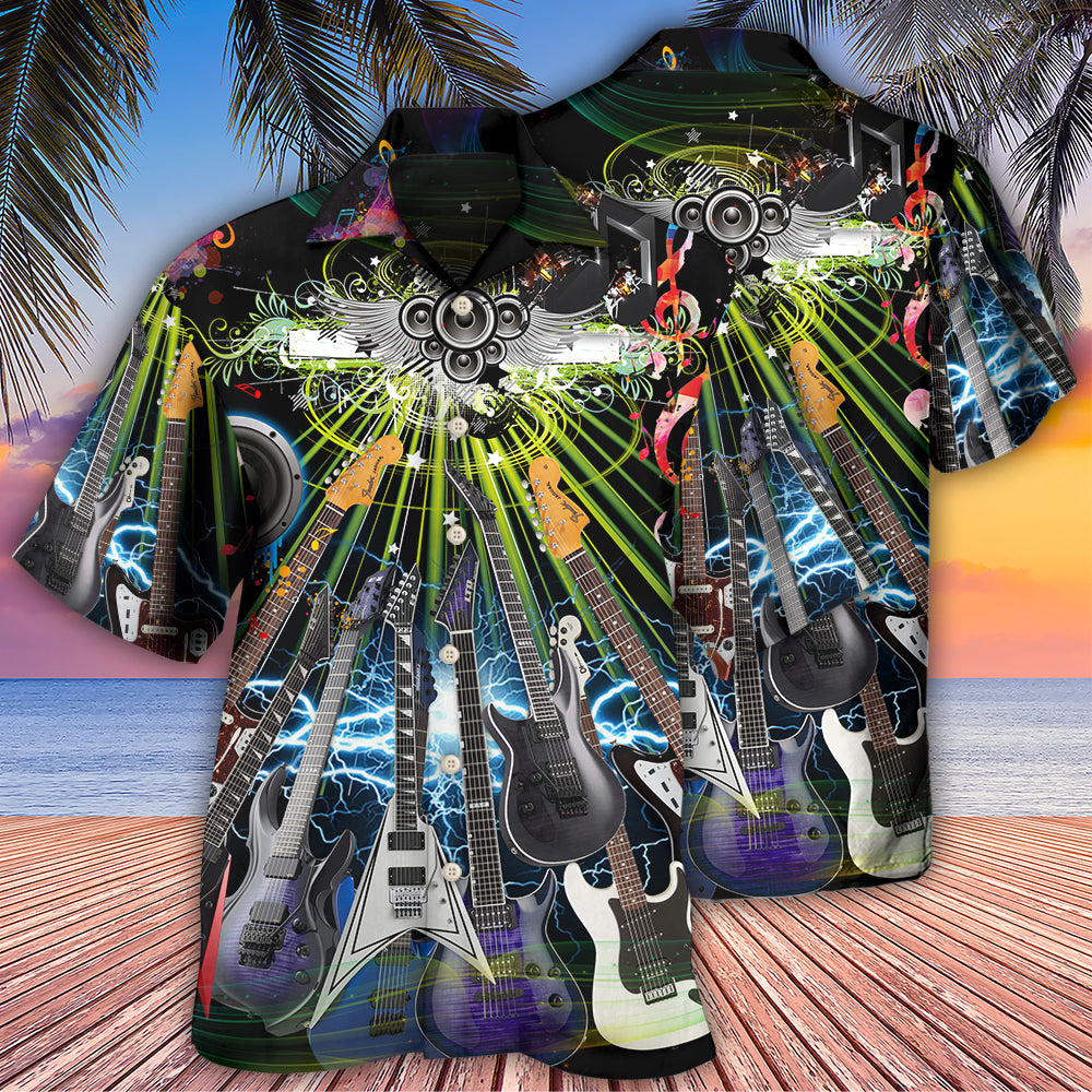 Electric Guitar Life With Music - Hawaiian Shirt