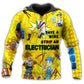 Electrician Funny Wire Strip Quote - 3D Hoodie