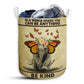 S: 17.72”x13.78” (45x35 cm) Elephant Be Kind - Laundry Basket - Owls Matrix LTD
