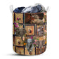 Elephant Drawer Colorful - Laundry Basket - Owls Matrix LTD
