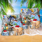 Elephant Christmas Fun Holiday Art – Beach Short