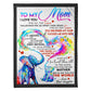 Elephant Endless Family Love 50 x 60 Inch Flannel Blanket For Cozy Bedroom And Sofa Decor