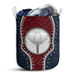 S: 17.72”x13.78” (45x35 cm) Elephant Navy Leather - Laundry Basket - Owls Matrix LTD