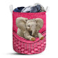 S: 17.72”x13.78” (45x35 cm) Elephant Rattan Teaxture Pink - Laundry Basket - Owls Matrix LTD