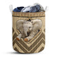 Elephant Wickerwork Hole - Laundry Basket - Owls Matrix LTD